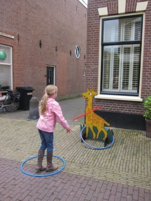 Hoepelgooien - Giraffe 